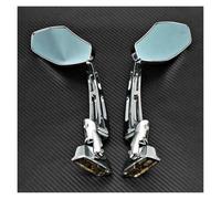 Moto Miroir Rétroviseurs Chromés Pour Moto Pour Suzuki Pour GSXR 600 750 1000 Rétroviseurs Motos