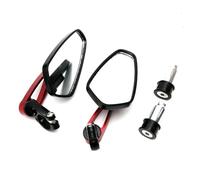 Moto Miroir Rétroviseurs Latéraux Guidon Moto 1 Paire Pièces Rechange Pour Kawasaki Pour Z125 Rétroviseurs Motos(Red)