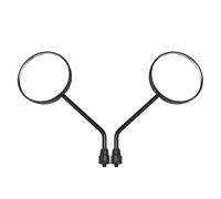 Moto Miroir Une Paire De Rétroviseurs Noirs De Moto Et De Scooter Rétroviseur De Moto Pour M8 Pour M10 Miroir Rond Ovale Et Convexe Rétroviseurs Latéraux Moto(M10)
