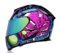 Moto Mirrors Casque Modulaire Cascos Motocross Adulto Casques De Moto Full-Face, CC29, XL/Suitable for Head circumference/60-61cm
