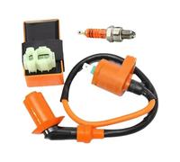 Moto Module D'allumage CDI Bobine d'allumage de boîte CDI AC 6 Broches de Performance A7TJC Spark pour GY6 50 80 110 125 150cc Cyclomoteur Scooter ATV Go Carts CDI Box(Spark Plug)