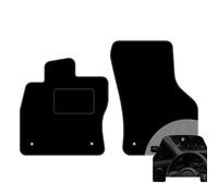 moto-MOLTICO Lot de 2 tapis de sol avant de voiture - En velours - Convient pour Audi A3 III 8VA Sportback 2013-2020 + désodorisant de voiture - Noir