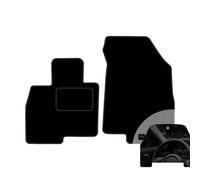 moto-MOLTICO Lot de 2 tapis de sol avant de voiture - En velours - Convient pour Jaecoo 7 2023 - Avec désodorisant de voiture - Noir