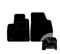 moto-MOLTICO Lot de 2 tapis de sol avant de voiture - En velours - Convient pour MG 3 Hybrid+ 2024 + désodorisant de voiture - Noir