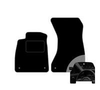 moto-MOLTICO Lot de 2 tapis de sol avant de voiture - En velours - Pour Audi e-tron Sportback 2020 - Avec désodorisant de voiture - Noir