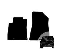 moto-MOLTICO Lot de 2 tapis de sol avant de voiture - En velours - Pour Kia NIRO HEV II 2022 - Avec désodorisant de voiture - Noir