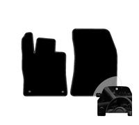 moto-MOLTICO Lot de 2 tapis de sol avant de voiture - En velours - Pour Peugeot 308 III SW 2021 - Avec désodorisant de voiture - Noir