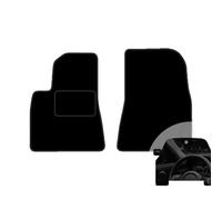 moto-MOLTICO Lot de 2 tapis de sol avant de voiture - En velours - Pour Tesla Tesla 3 2017 - Avec désodorisant de voiture - Noir