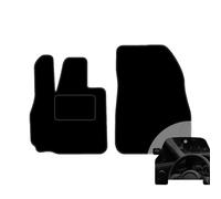 moto-MOLTICO Lot de 2 tapis de sol avant de voiture - Tapis de voiture en velours - Convient pour Omoda 9 2022 + désodorisant de voiture - Noir