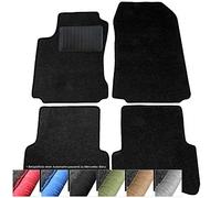 moto-MOLTICO Lot de 4 Tapis de Voiture en Velours Noir pour Mercedes-Benz Classe C W202 1993-2000