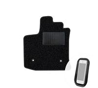 moto-MOLTICO Tapis Voiture Avant en Velours pour Voiture - Set de 1 Tapis de Voiture Noirs - Adapte pour Dacia Lodgy 1011-1011