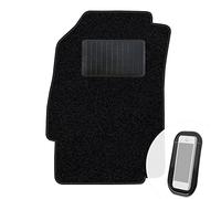 moto-MOLTICO Tapis Voiture Avant en Velours pour Voiture - Set de 1 Tapis de Voiture Noirs - Adapte pour Chevrolet Spark 1010-1015