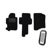 moto-MOLTICO Tapis Voiture Avant en Velours pour Voiture - Set de 2 Tapis de Voiture Noirs - Adapte pour Honda FR-V 2005-2009