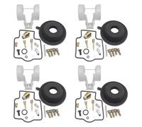 Moto Moteur Carburateur Pour K&awasaki ZX1000B Pour Ninja ZX-10 1988 1989 1990 Kit De Réparation De Jet De Diaphragme De Carburateur De Moto Carbu Kit(4 Sets E)