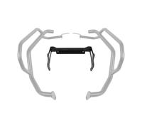 Moto Moteur Garde Autoroute Crash Bars Pour BMW Pour R1300GS 2023 2024 2025 Barres Protection Pour Moteur Et Réservoir Pour Moto(Upper silver)