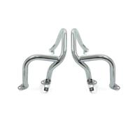 Moto Moteur Garde Autoroute Crash Bars Pour Goldwing 1800 Pour GL1800 Pour GL1800A 2001-2017 Moto Autoroute Moteur Garde Crash Réservoir Barres Pare-chocs Cascade Cage Protecteur(Chrome-front)