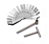 Moto Moteur Valve Vis Réglage Clé Outil Soupape Jeu Réglage Outils + Palpeur Jauge 0.005 - 0.020 Pouce
