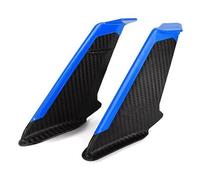 Moto Moto Aile Latérale Wing Kit Spoiler Carénage Couverture pour YZF-R1 R6 R7 R15 R25 R3 R125 Accessoires(Bleu)