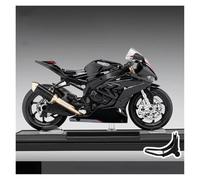 Moto Moulée sous Pression 1:12 pour HP 4 HP4 Collection De Modèles Réduits De Motos en Alliage Moulé sous Pression(Le Noir)
