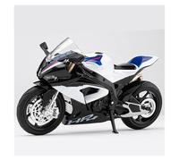 Moto Moulée sous Pression 1:12 pour HP 4 HP4 Modèle Réduit De Moto en Alliage Et Métal Moulé sous Pression(Blanche)