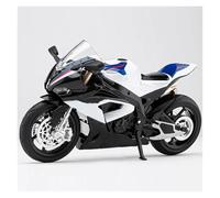 Moto Moulée sous Pression 1:12 pour HP4 Modèle Réduit De Moto en Alliage Moulé sous Pression(Blanche)