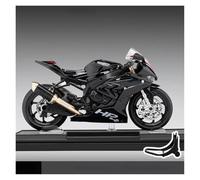 Moto Moulée sous Pression 1:12 pour HP4 Modèle Réduit De Moto en Alliage Moulé sous Pression(Le Noir)
