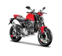 Moto Moulée sous Pression 1:18 pour Monster 2021 pour Panigale V4 S Corse Véhicules Moulés sous Pression Statiques Loisirs De Collection Modèle De Moto(for Monster 2021)