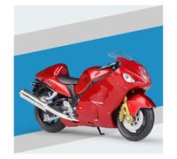 Moto Moulée sous Pression 1:18 pour Suzuki pour Hayabusa GSX 1300R GSX1300R Modèle Réduit De Moto en Alliage Pièce D'exposition