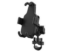 Moto Navigator Bracket Support Navigation pour Moto Support Vélo Forme U Résistant Aux Chocs Rotation À 360° Support Universel Moto GPS Support Navigation(U-Shaped Base)