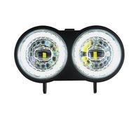 Moto Off Road Feu Phare pour Davidson pour Buell pour XB 2003-2010 Phare Avant LED pour Moto Feux De Route Et De Croisement, Feux De Jour Phare Moto