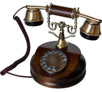 MOTO-Opis 1921 Cable Modèle A: Le Téléphone Fixe Vintage Du Bois, Un Téléphone Ancien Avec Son Style Rétro Unique Pour Une Touche Classique