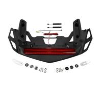 Moto Pack Arrière Coffre Porte-Bagages Feu De Freinage LED Porte-bagages Arrière Moto Pour GL1800 2021 2022 2023(Noir mat)