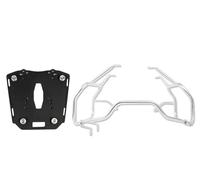 Moto Pack Arrière Coffre Porte-Bagages Porte-bagages Pour Moto, Sacoches, Support De Valise Latérale Pour VOGE Pour DS900X DS900 900DS 900DSX(Silver One Set)