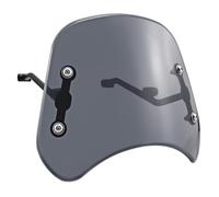 Moto Para-Brise Pare-brise Moto Compact Pour Benelli Leoncino 500 250 Trail Cafe Racer Carénage De Phare Sport Déflecteur De Vent(Smoke)