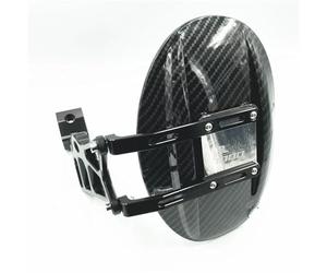 Moto Parafango Posteriore Splash Fango Polvere Guard Paraspruzzi per Z1000 Z-1000 2014-2021 Z1000SX 14-21(Noir)