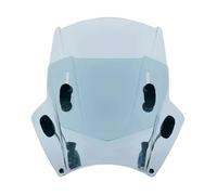 Moto Pare-Brise Avant Compatible Avec Ducati Pour Scrambler 400 800 Pour Icon Pour Diavel 22 26 28 Mm Accessoires Moto Pare-brise Pare-brise Visière Déflecteur(Adjust Grey)