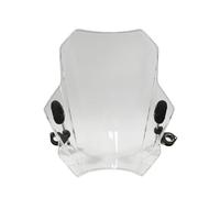 Moto Pare-Brise Avant Pare-Brise Universel pour Moto pour ZONTES pour G1-125 pour G1125 2021-2023 avec Lentille Fumée Et Déflecteur(Transparent)