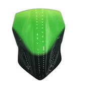 Moto Pare Brise Carénage Pour Kawasaki Pour Z900 Pour Z 900 2017-2019 Parebrise Moto Avec Support Réglable Déflecteur Dair Déflecteur Vent Spoiler(Green)