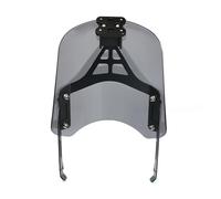 Moto Pare Brise Déflecteur Pare-Brise Avant Moto Support Navigation GPS pour Ducati pour Scrambler 400/800 15-20 Bulle Touring(Style 2 Type 1 Grey)