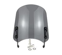 Moto Pare Brise Déflecteur Pare-Brise Avant Moto Support Navigation GPS pour Ducati pour Scrambler 400/800 15-20 Bulle Touring(Style 1 Grey)