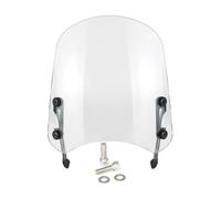 Moto Pare Brise Déflecteur Pare-Brise Avant Moto Support Navigation GPS pour Ducati pour Scrambler 400/800 15-20 Bulle Touring(Style 1 Clear)