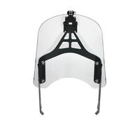 Moto Pare Brise Déflecteur Pare-Brise Avant Moto Support Navigation GPS pour Ducati pour Scrambler 400/800 15-20 Bulle Touring(Style 2 Type 4 Clear)