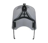 Moto Pare Brise Déflecteur Pare-Brise Avant Moto Support Navigation GPS pour Ducati pour Scrambler 400/800 15-20 Bulle Touring(Style 2 Type 4 Grey)