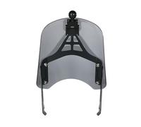 Moto Pare Brise Déflecteur Pare-Brise Avant Moto Support Navigation GPS pour Ducati pour Scrambler 400/800 15-20 Bulle Touring(Style 2 Type 6 Grey)