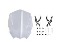 Moto Pare Brise Déflecteur Vent Carénage Moto avec Support Montage, pour BMW G310R G 310 G310 R 2017-2022 Bulle Touring(Smoke One Set)