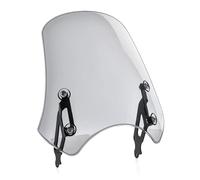 Moto Pare Brise Pare-Brise Avant Moto avec Support pour XSR900 2016-2021 2017 2018 2019 2020 Bulle Touring(Light Smoke)