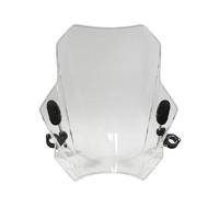 Moto Pare-Brise pour CRF250L/M 2012-2021 pour CRF300L 2021 Pare-Brise De Moto Universel Couvre-Pare-Brise Écran Lentille De Fumée Déflecteur De Motos(Transparent)