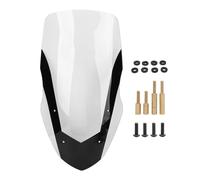 Moto Pare Brise pour Nmax155 pour Nmax125 2016-2018 Moto Pare-Brise Avant Carénage PMMA Transparent Pare-Vent Déflecteur Écran Bulle Touring