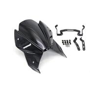 Moto Pare Brise pour Suzuki GSX-S950 GSX-S1000 2021-2023 Pare-Brise Avant Accessoires Bulle Touring(S Black)