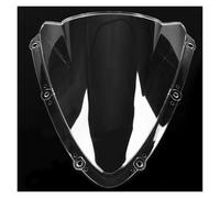 Moto Pare Brise pour Suzuki GSXR600 750 K8 2008 2009 2010 Moto Pare-Brise Bouclier Écran Vent Protecteur Bulle Touring(Blanc)